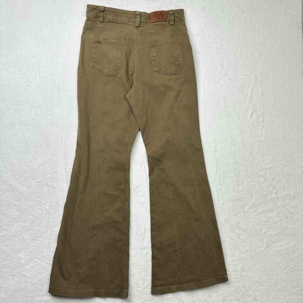Martha Style Pants Womens 26x29 Khaki Bootcut Neutral Beige‎ Classic Flare
